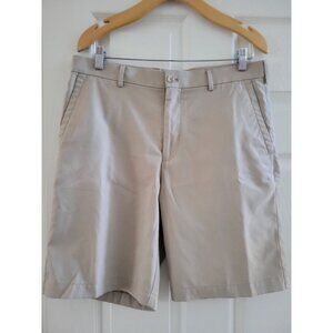 Travis Mathew Tan Chino Golf shorts size 34 Stretch Performance Wicking Inseam